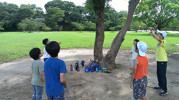 屋外アクティビティの様子